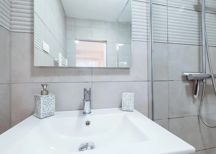 公寓 Rez De Chaussee Avec Terrasse Centre Thermal Et Touristique - Casa 岩尼维利